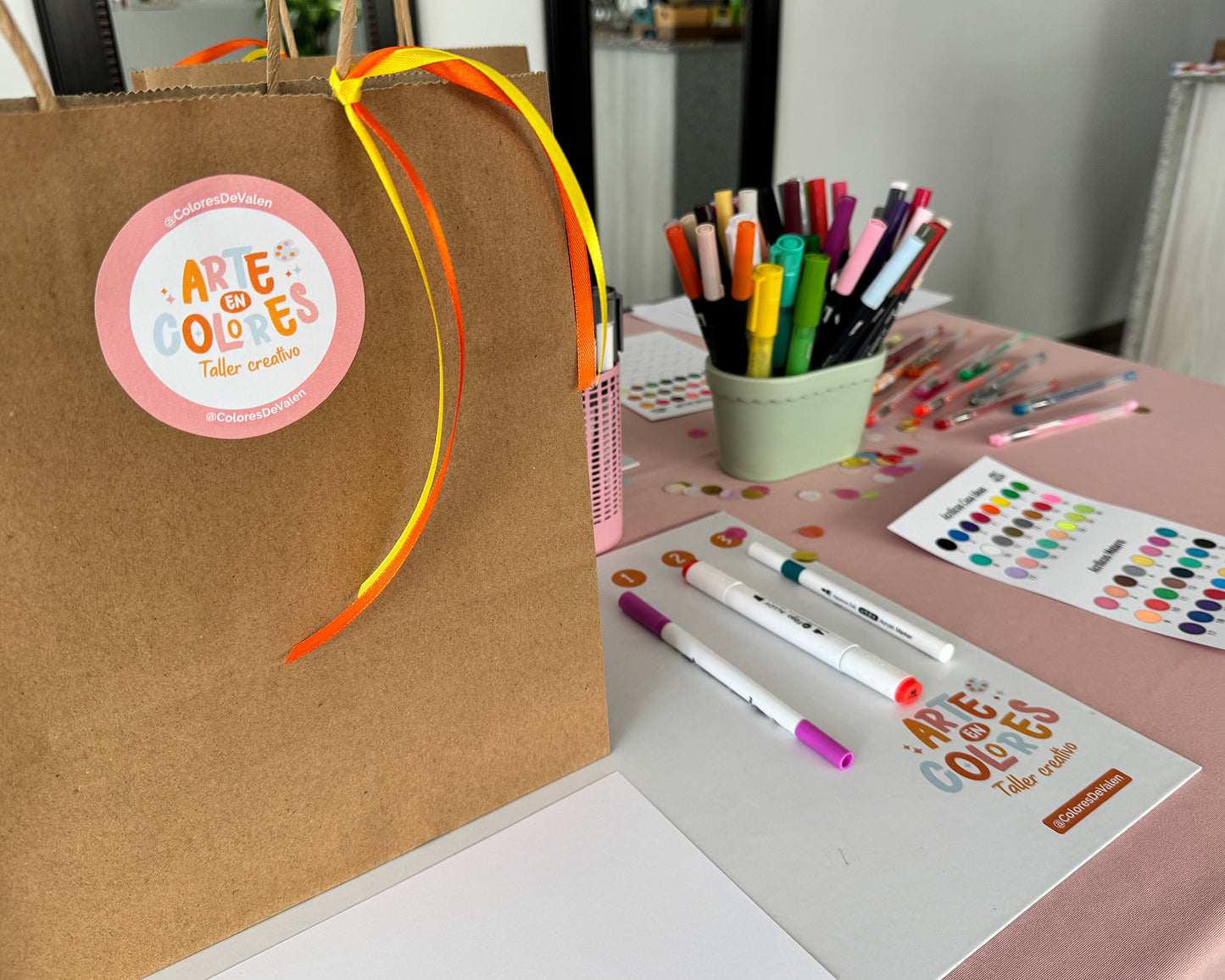 Taller de teoría del color y coloring en Santiago - 30 de agosto