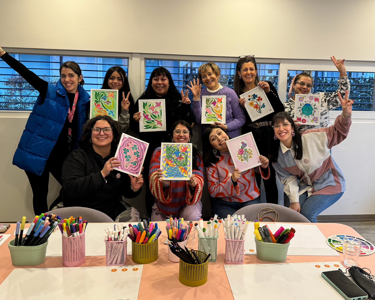 Taller de teoría del color y coloring en Santiago - 30 de agosto