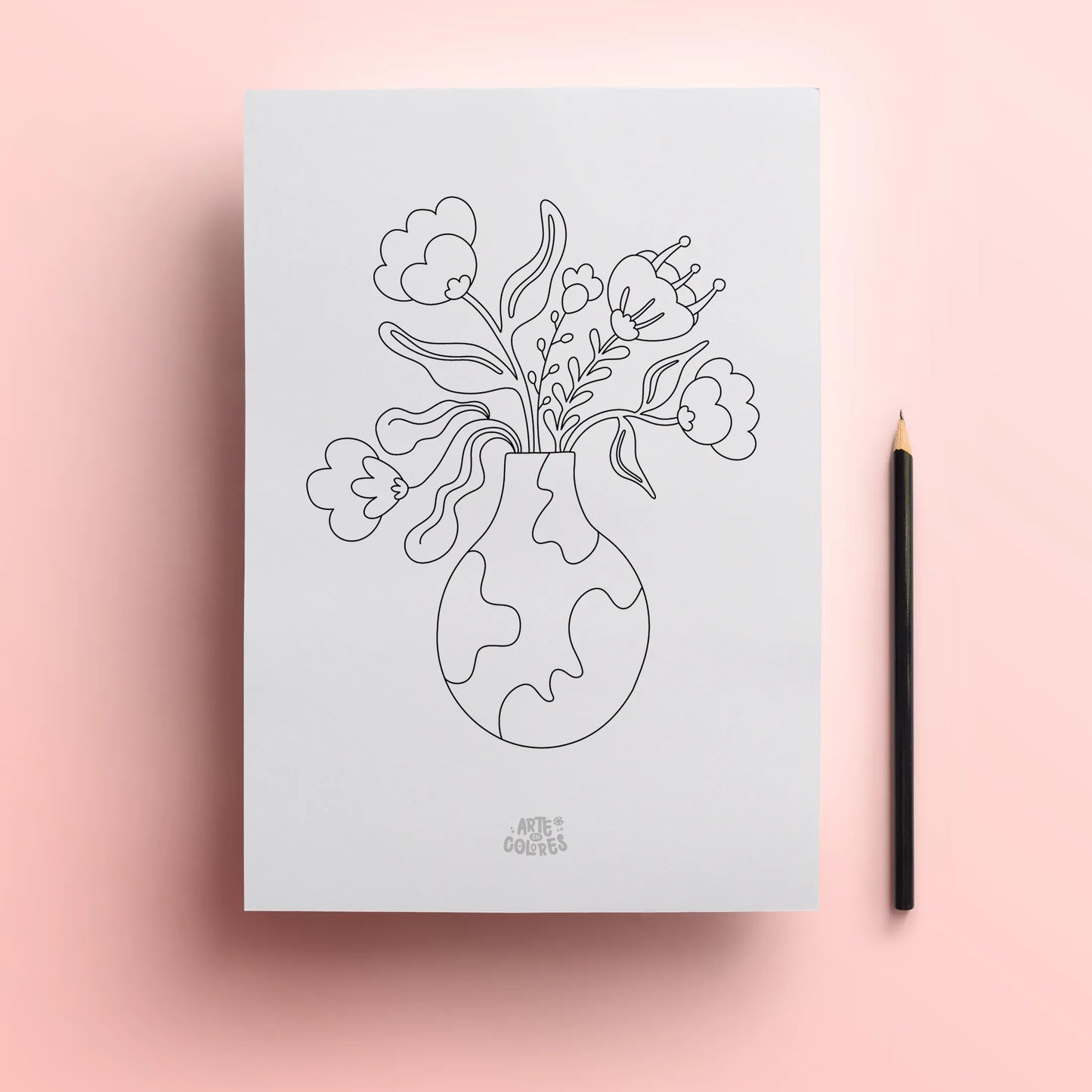 Pack 6 láminas para colorear