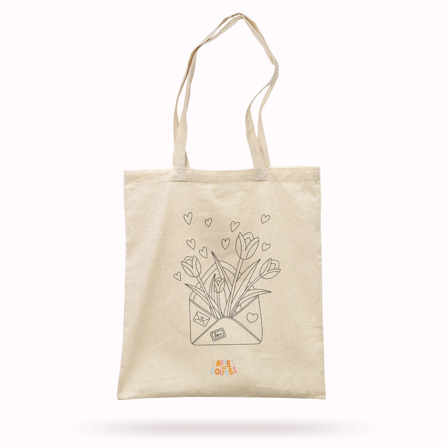 TOTE BAG COLOREABLE - DISEÑO SOBRE