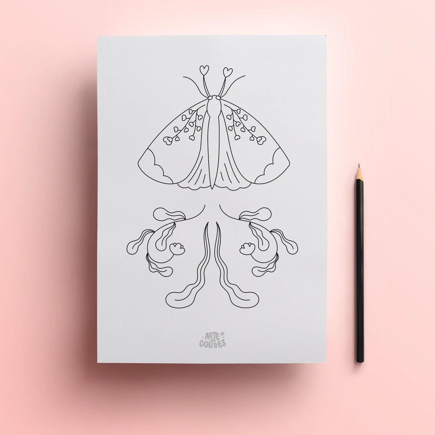 Pack 6 láminas para colorear