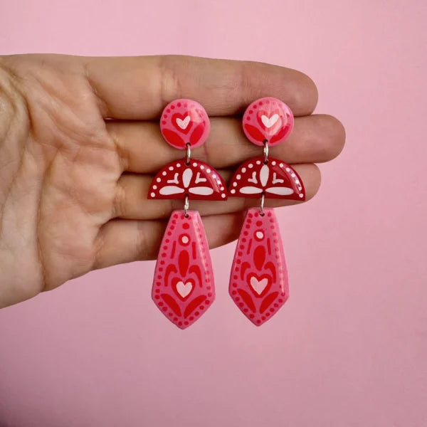 Aros – Modelo Jacinta – Rosado