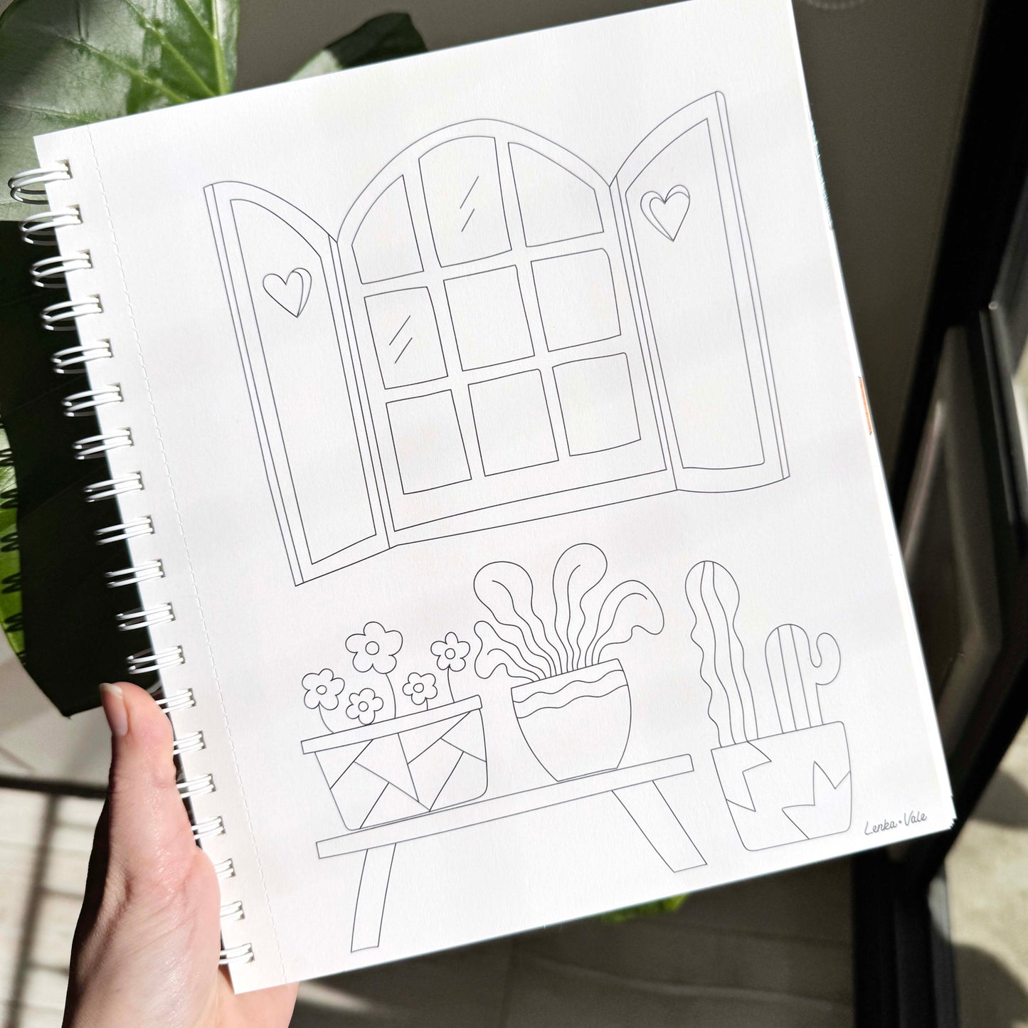 Pupitas floreadas - Libro para colorear