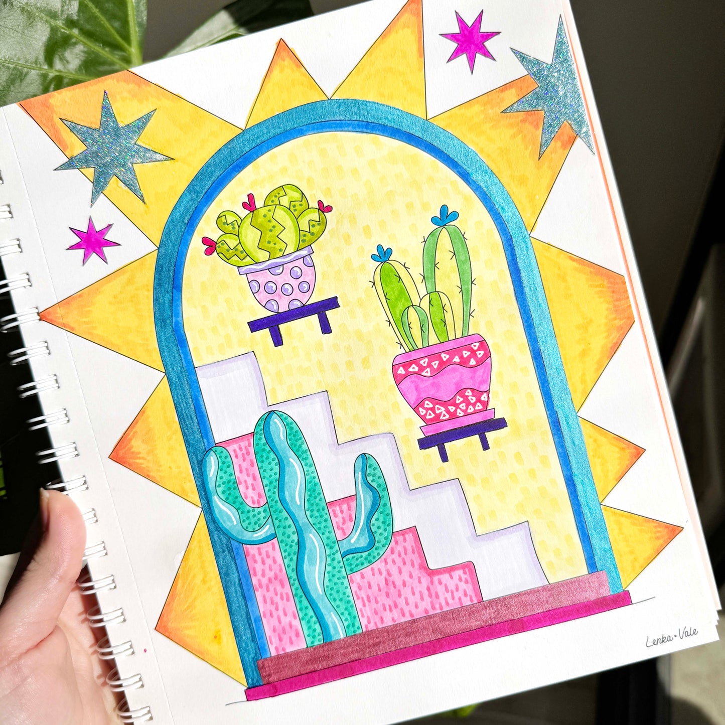 Pupitas floreadas - Libro para colorear