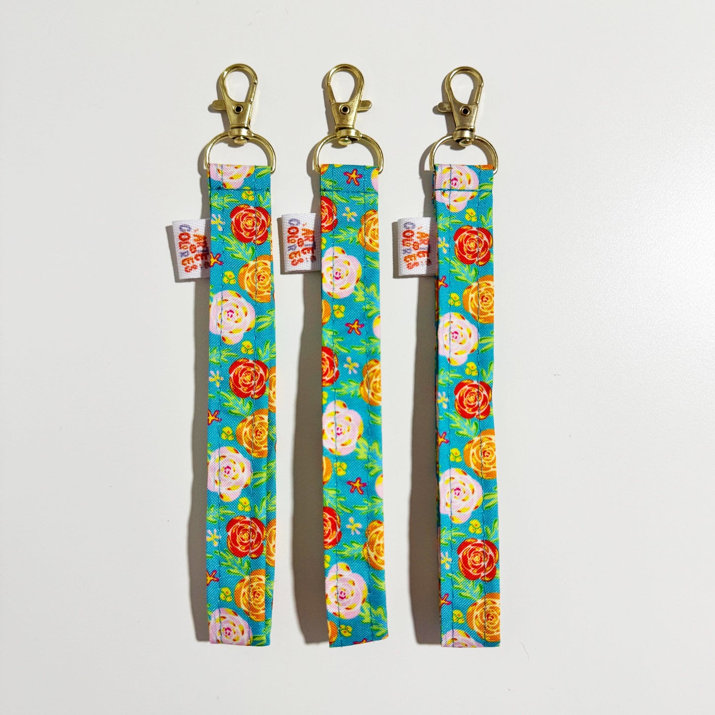 Mini Lanyard para Celular y Llaves - Turquesa