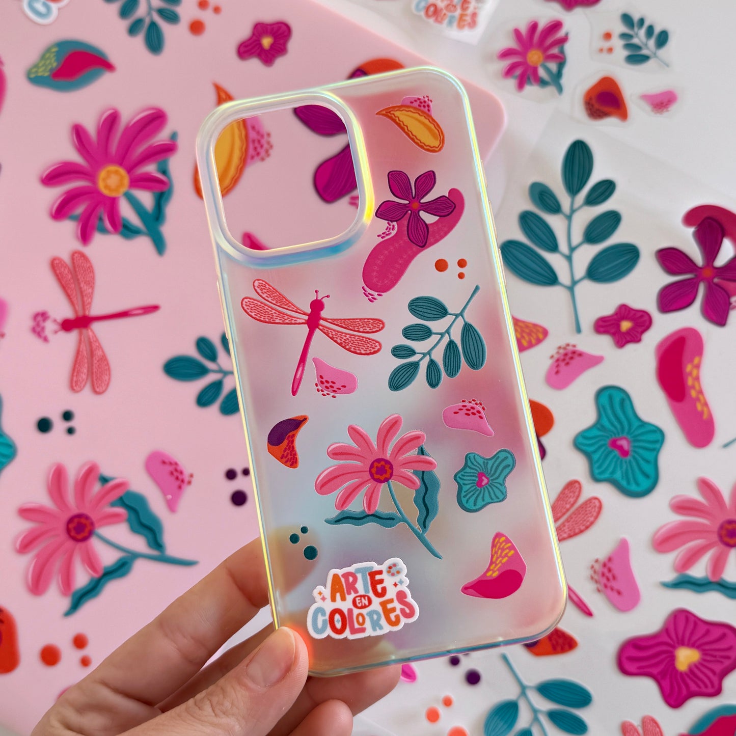 Pack de Stickers para Personalizar Celulares, Notebooks, Botellas y Más | Flores