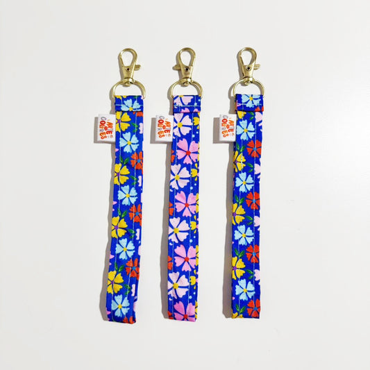 Mini Lanyard para Celular y Llaves - Azul